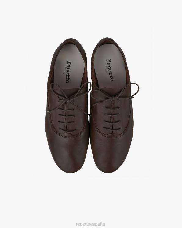 calzado Repetto zapato oxford zizi marrón ristretto hombres 6NH6650