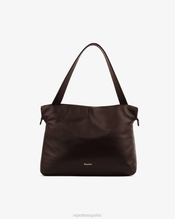 accesorios Repetto bolsa de penacho marrón ristretto mujer 6NH6287