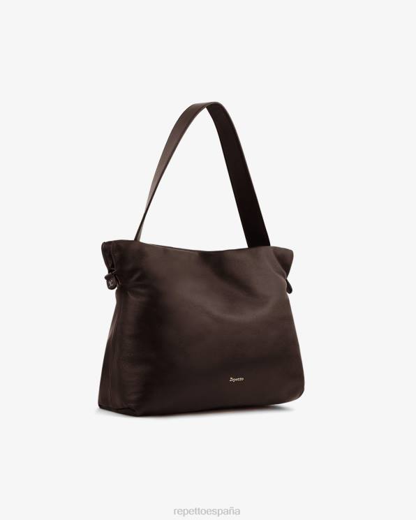accesorios Repetto bolsa de penacho marrón ristretto mujer 6NH6287