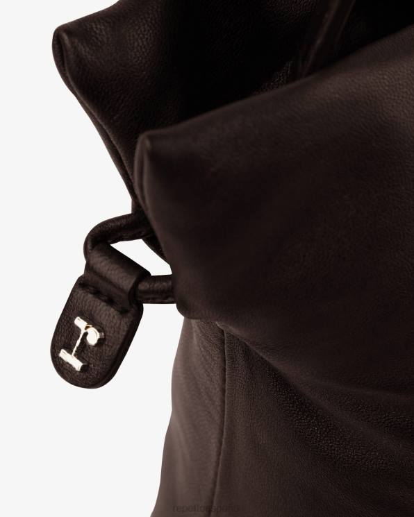 accesorios Repetto bolsa de penacho marrón ristretto mujer 6NH6287