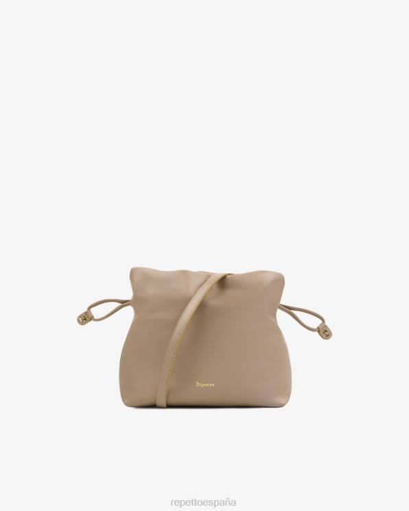 accesorios Repetto bolsa de pluma de poids beige cachemira mujer 6NH6272