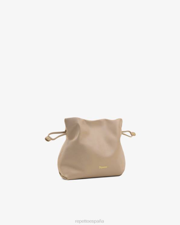 accesorios Repetto bolsa de pluma de poids beige cachemira mujer 6NH6272