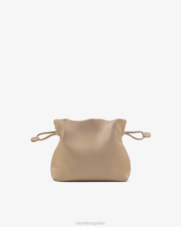 accesorios Repetto bolsa de pluma de poids beige cachemira mujer 6NH6272