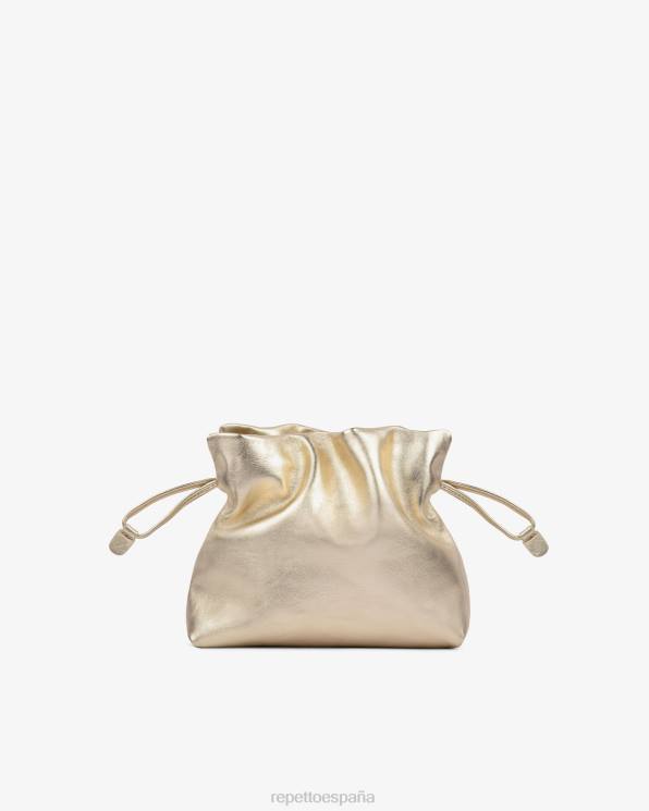 accesorios Repetto bolsa de pluma de poids luz de oro mujer 6NH6278