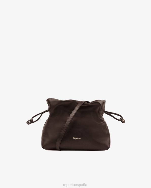 accesorios Repetto bolsa de pluma de poids marrón ristretto mujer 6NH6276