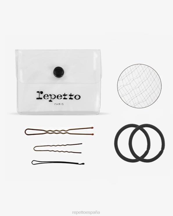 accesorios Repetto kit de pelo para moño de baile oscuro mujer 6NH6635