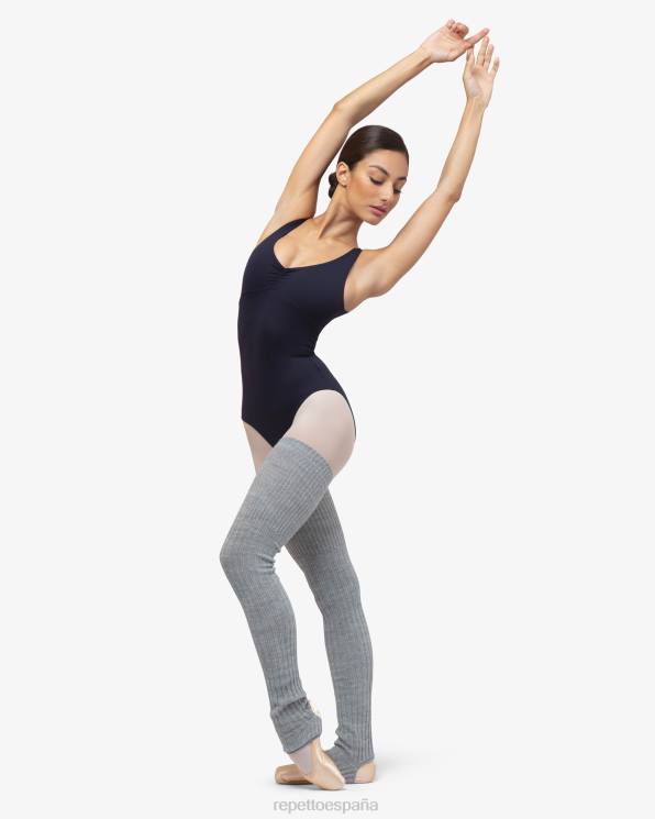 accesorios Repetto calentadores de piernas gris claro moteado mujer 6NH6525