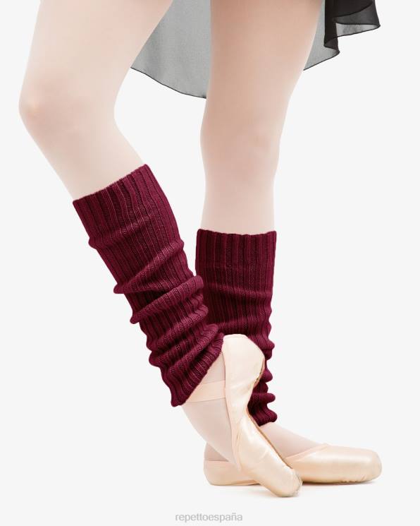 accesorios Repetto calientapiernas color granate mujer 6NH6541
