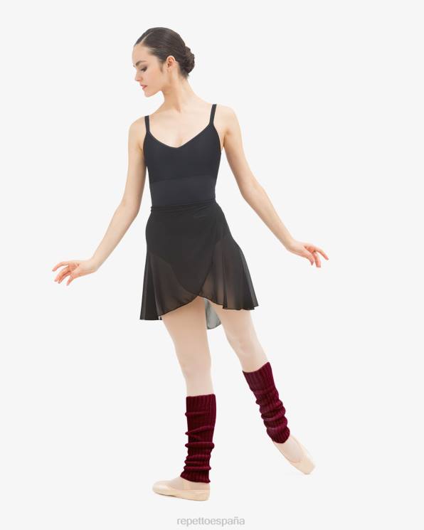 accesorios Repetto calientapiernas color granate mujer 6NH6541