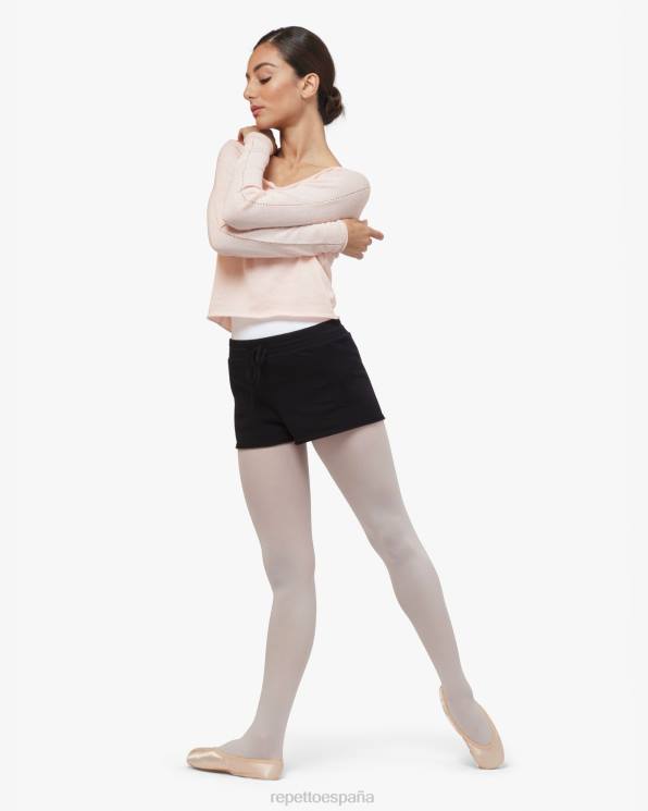 ropa Repetto pantalones cortos de calentamiento negro mujer 6NH6533