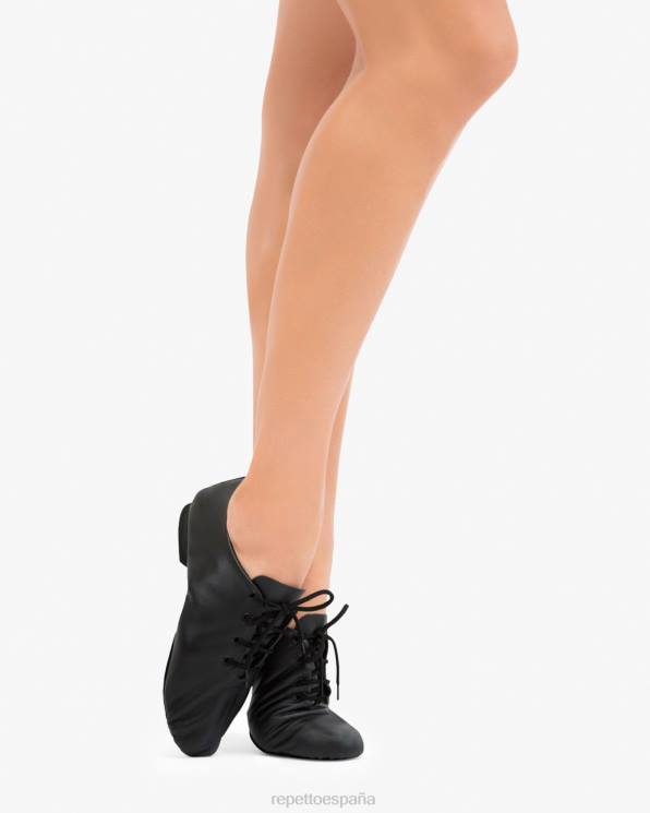 calzado Repetto zapatos de jazz con suela dividida negro mujer 6NH6625
