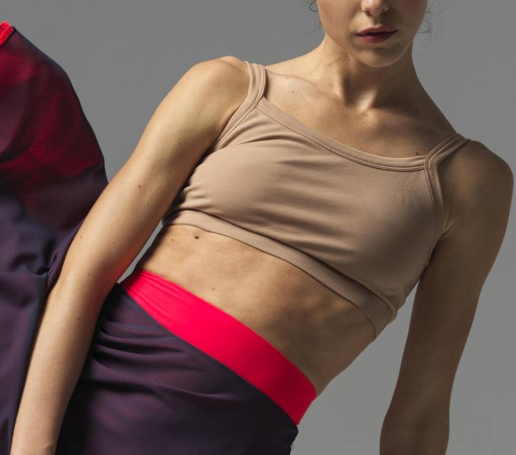 ropa Repetto top corto sin costuras moda mujer 6NH6622