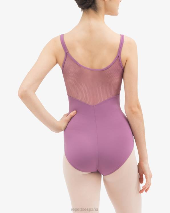 ropa Repetto leotardo de encaje dalia morada mujer 6NH6453