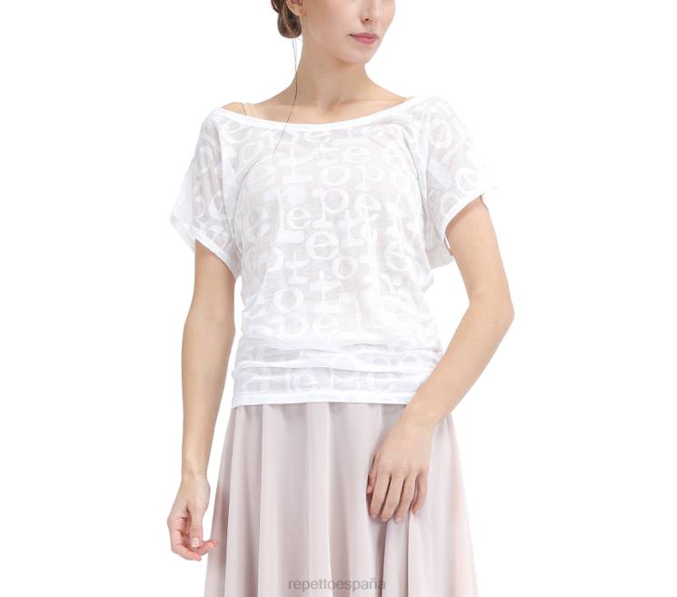 ropa Repetto camiseta transparente moda mujer 6NH6550