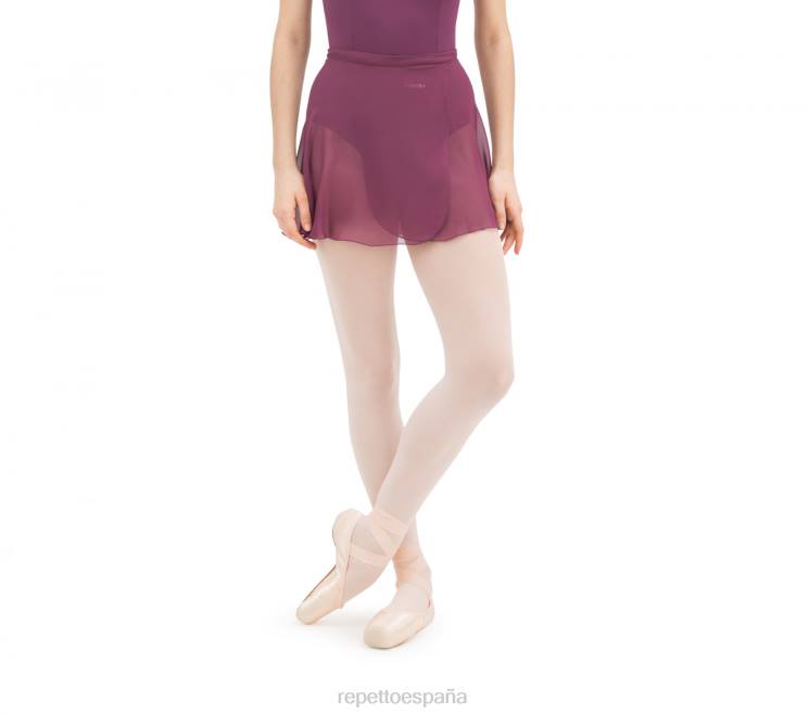 ropa Repetto falda corta de gasa moda mujer 6NH6504