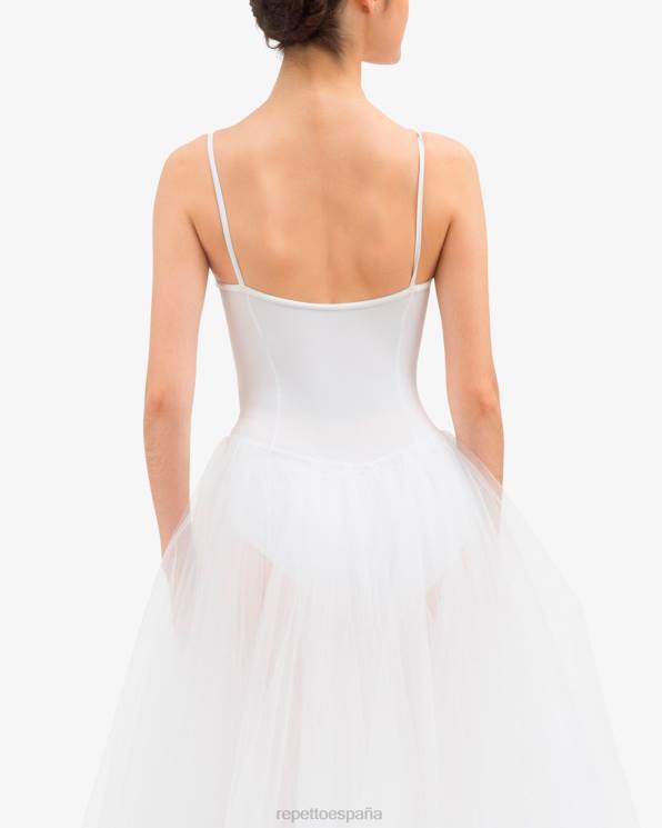 ropa Repetto tutú largo blanco mujer 6NH6494