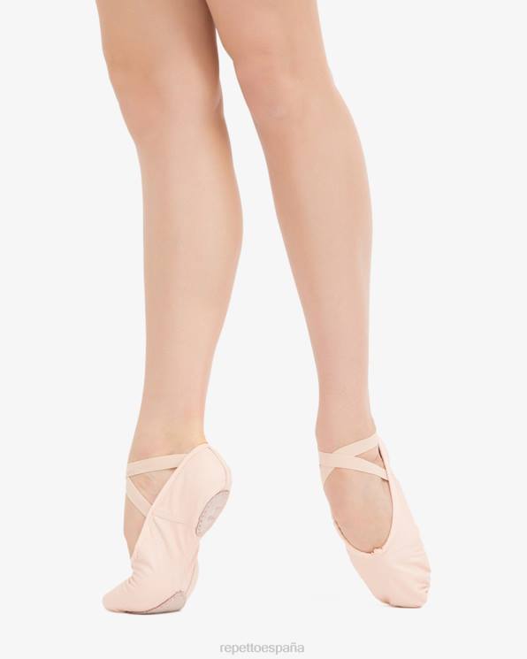 calzado Repetto bailarinas suaves con suela partida - cuero rosa pétalo mujer 6NH6597