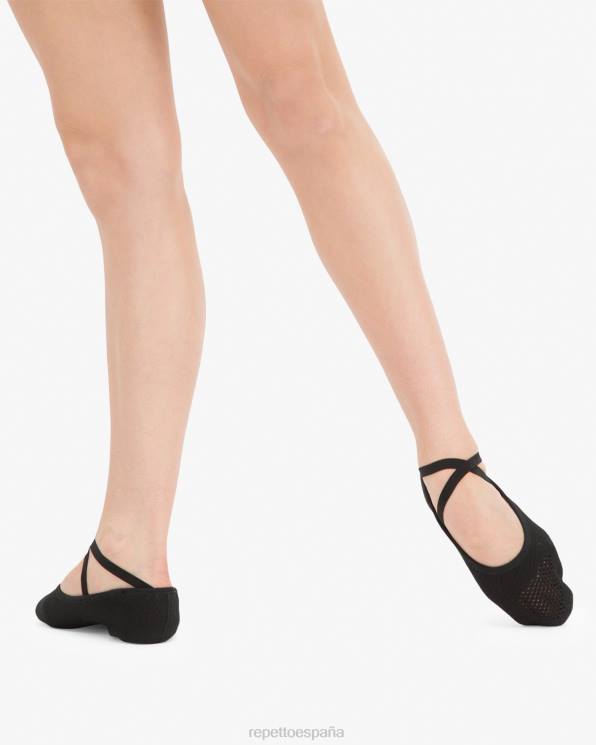 calzado Repetto zapatillas de ballet suaves danza f.i.t negro mujer 6NH6610