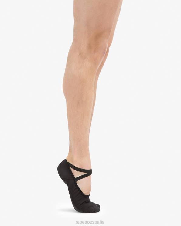 calzado Repetto zapatillas de ballet suaves profesionales con suela partida (ancho grande) negro mujer 6NH6607