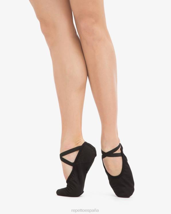 calzado Repetto zapatillas de ballet suaves profesionales con suela partida negro mujer 6NH6599