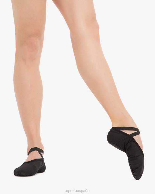 calzado Repetto zapatillas de ballet suaves profesionales con suela partida negro mujer 6NH6599