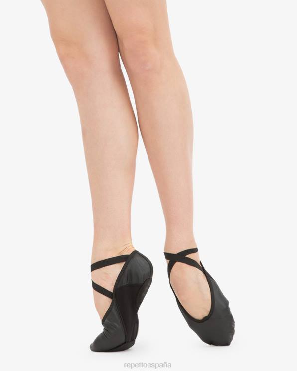 calzado Repetto zapatillas de ballet suaves profesionales con suela partida negro mujer 6NH6600