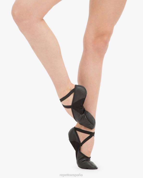 calzado Repetto zapatillas de ballet suaves profesionales con suela partida negro mujer 6NH6600
