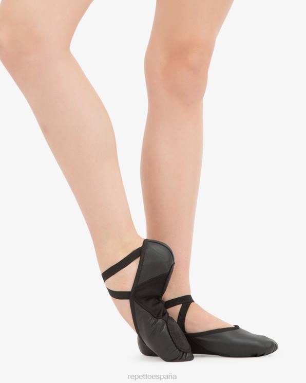 calzado Repetto zapatillas de ballet suaves profesionales con suela partida negro mujer 6NH6600