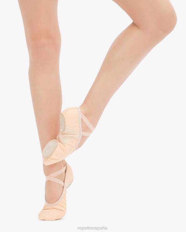 calzado Repetto zapatillas de ballet suaves profesionales con suela partida salmón melocotón mujer 6NH6596
