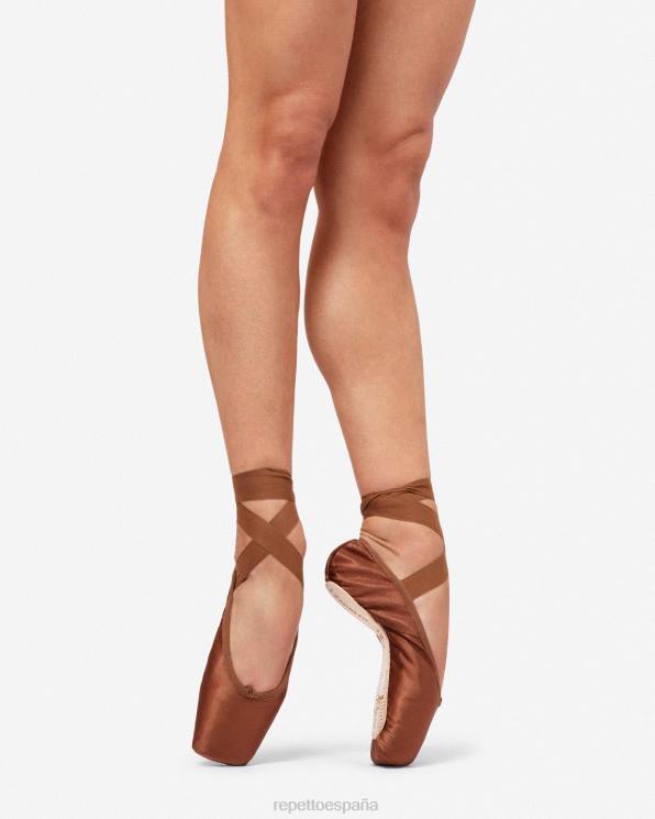 calzado Repetto Zapatos de punta Alicia - suela dura de caja grande marrón hielo mujer 6NH6564