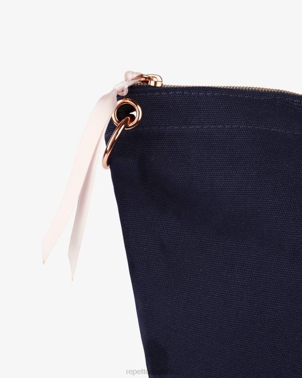 accesorios Repetto bolsa crossbody con paso azul medianoche mujer 6NH6430