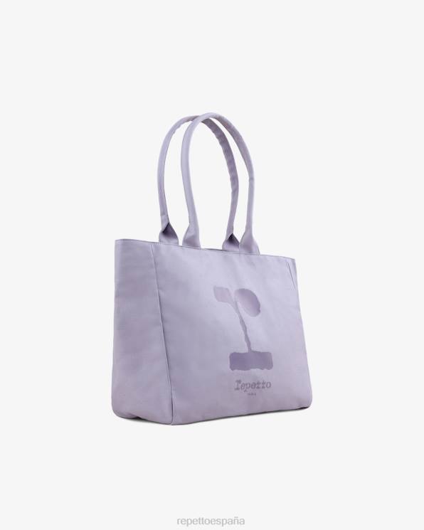 accesorios Repetto bolsa de compras \"r\" morado brumoso mujer 6NH6424