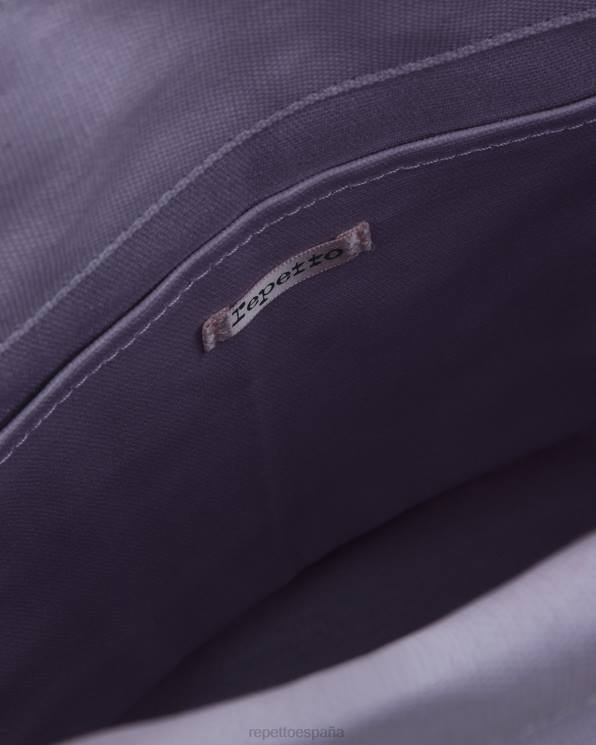 accesorios Repetto bolsa de compras \"r\" morado brumoso mujer 6NH6424