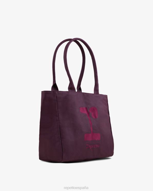accesorios Repetto bolsa de compras \"r\" nenúfar rosa mujer 6NH6425