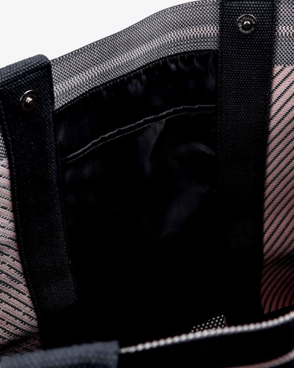 accesorios Repetto bolsa de la compra negro y rosa pétalo mujer 6NH6422