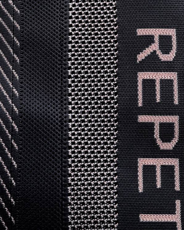 accesorios Repetto bolsa de la compra negro y rosa pétalo mujer 6NH6422