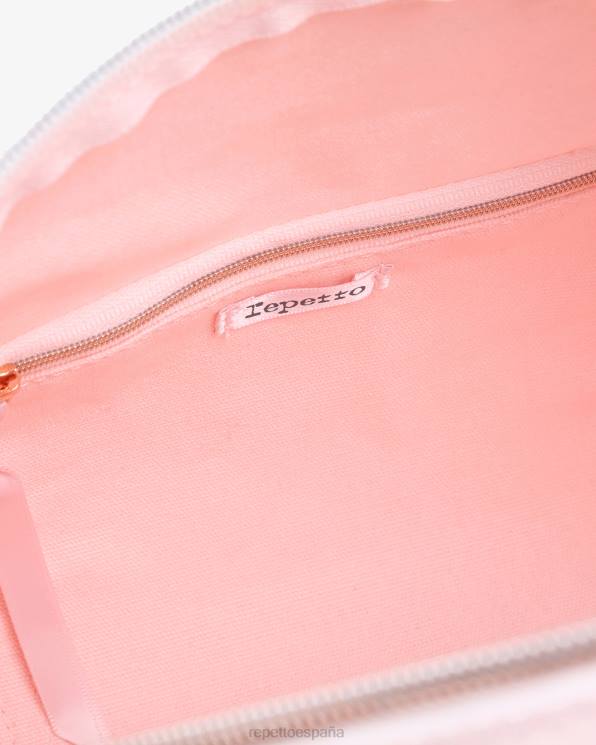 accesorios Repetto bolsa de lona de algodón talla m Rosa palido mujer 6NH6400