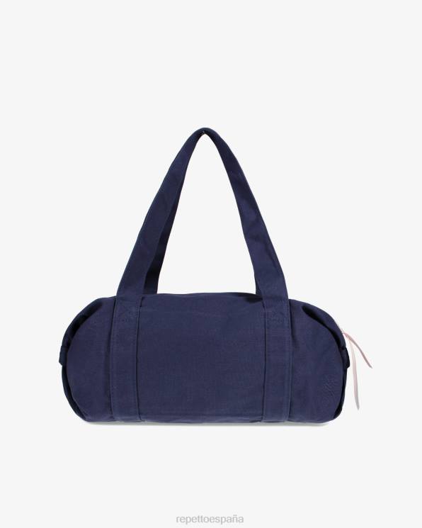 accesorios Repetto bolsa de lona de algodón talla m azul medianoche mujer 6NH6405