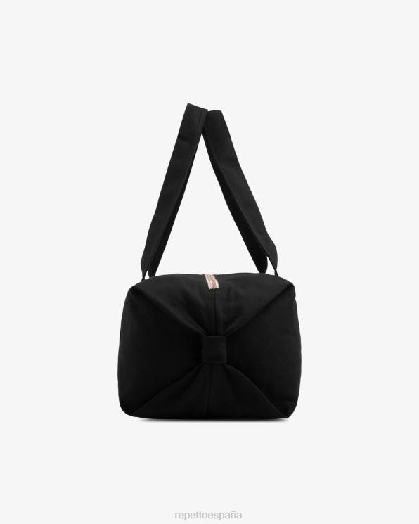 accesorios Repetto bolsa de lona de algodón talla m negro mujer 6NH6406