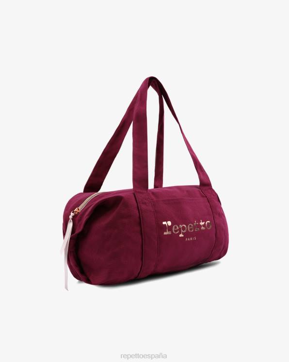 accesorios Repetto bolsa de lona de algodón talla m nenúfar rosa mujer 6NH6402