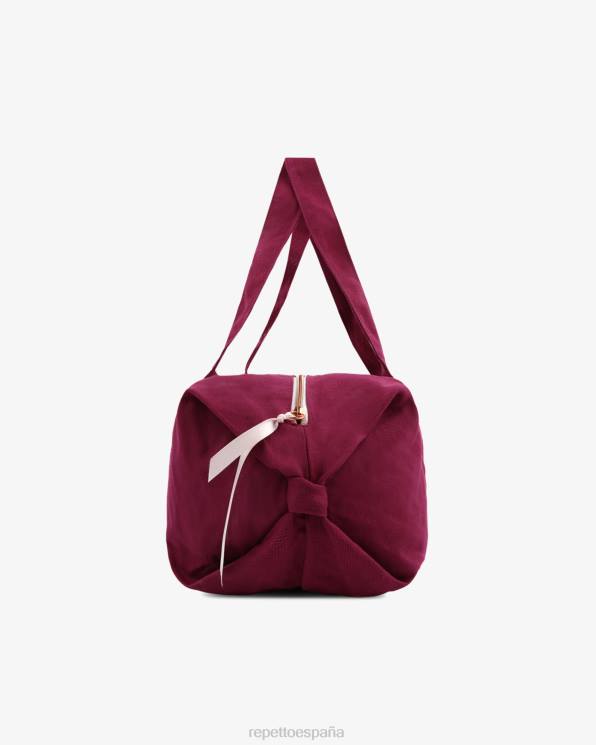accesorios Repetto bolsa de lona de algodón talla m nenúfar rosa mujer 6NH6402