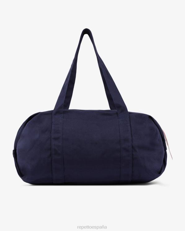 accesorios Repetto bolsa de lona de algodón tamaño l azul medianoche mujer 6NH6412