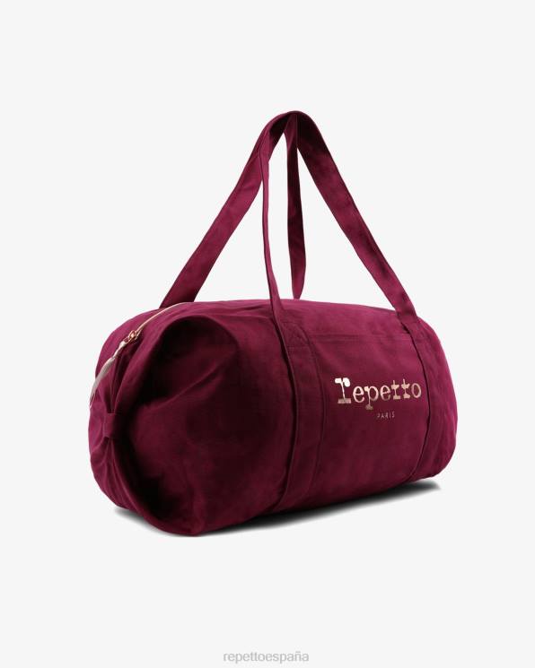 accesorios Repetto bolsa de lona de algodón tamaño l nenúfar rosa mujer 6NH6414