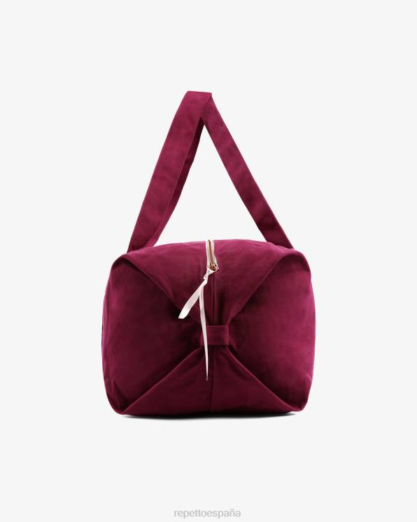 accesorios Repetto bolsa de lona de algodón tamaño l nenúfar rosa mujer 6NH6414