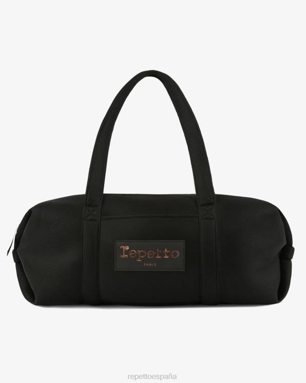accesorios Repetto bolsa de lona de malla talla l negro mujer 6NH6419