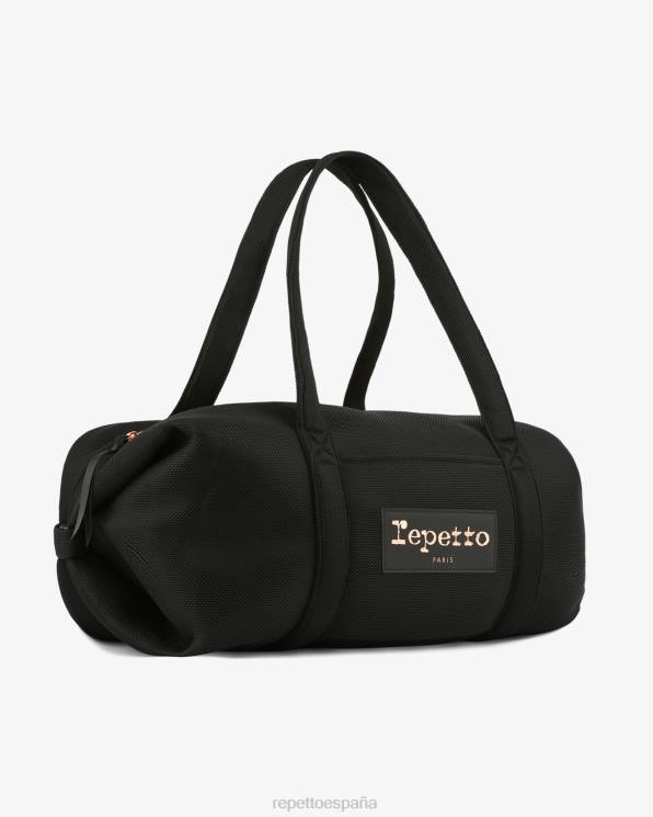 accesorios Repetto bolsa de lona de malla talla l negro mujer 6NH6419