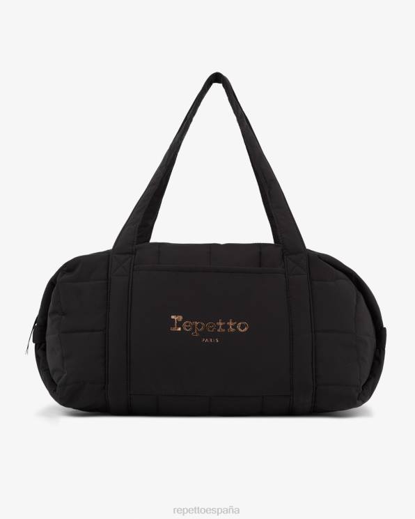 accesorios Repetto bolso de lona acolchado de nailon talla l negro mujer 6NH6417