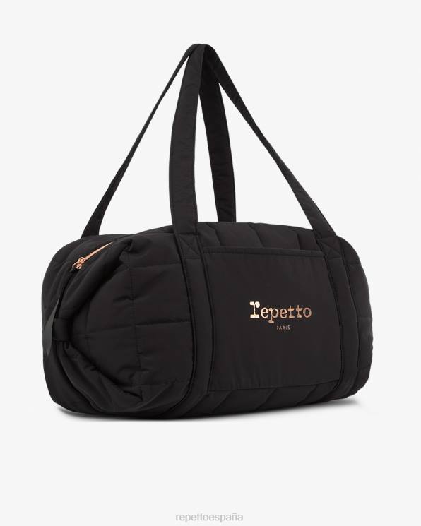 accesorios Repetto bolso de lona acolchado de nailon talla l negro mujer 6NH6417