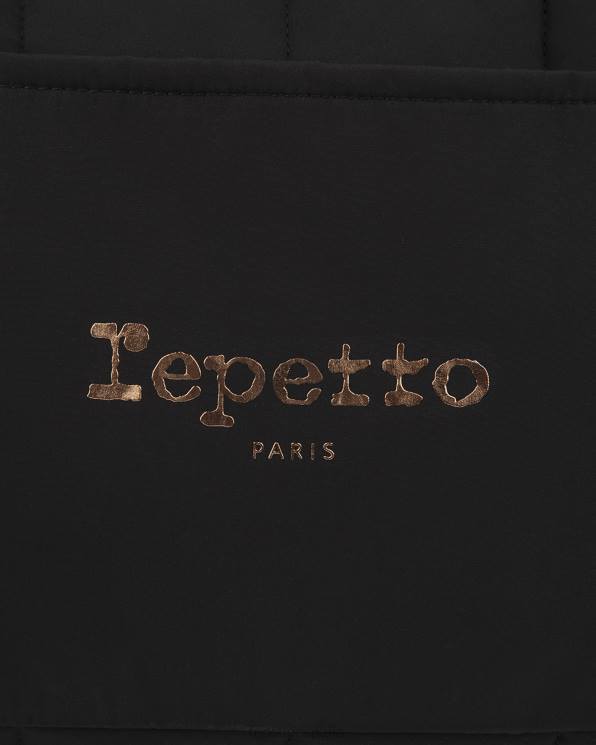 accesorios Repetto bolso de lona acolchado de nailon talla l negro mujer 6NH6417