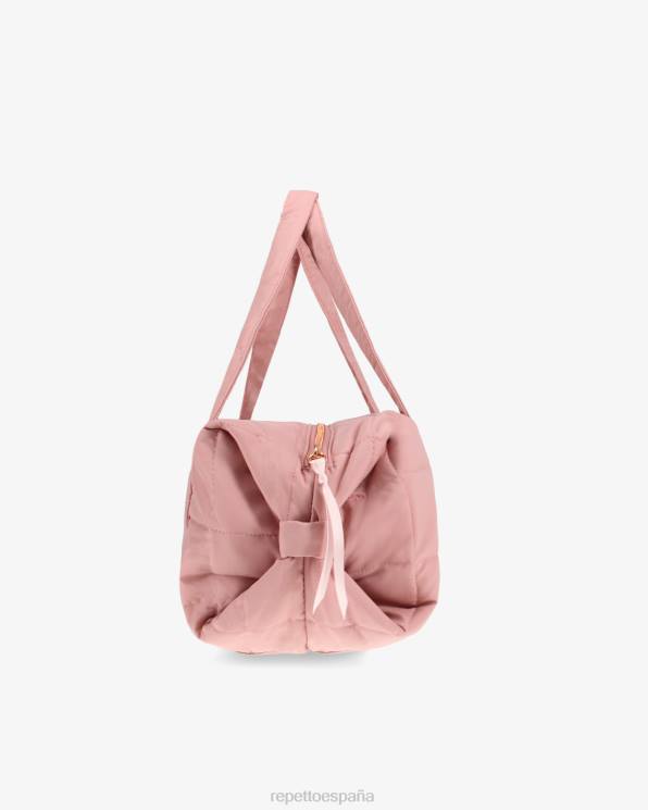 accesorios Repetto bolso de lona acolchado de nailon talla m el rosado mujer 6NH6401